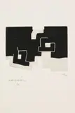 Eduardo Chillida, 4 Bll. aus: Charles Racine: Le Sujet est la Clairière de son corps, 1975, Etching and aquatint