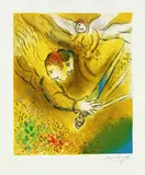 Marc Chagall, Der Engel des Gerichts, 1974, Lithograph in colours