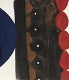 Ohne Titel by Ernst Wilhelm Nay, 1967, Gouache, sold Dec 2006