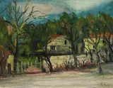 Rudolf Levy, Südliche Landschaft, 1924, Oil on canvas