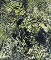 B-a-58 by Fred Thieler, 1958, Oil on canvas, sold Dec 2006