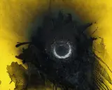 Otto Piene, Nachbild der Sonnenblume, 1987, Acrylic on canvas