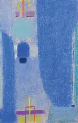 Ohne Titel by Max Ackermann, 1973, Pastel, sold Dec 2006