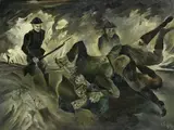 Curt Ehrhardt, Nah-Kampf, 1934, Oil on canvas