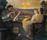 Otto Lindemann, Träumerei, 1925, Oil on canvas