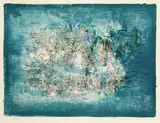 Petit jardin by Zao Wou-ki, 1956, Lithograph in colours, sold Nov 2006