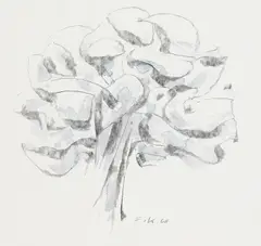 Bouquet by Fritz Koenig, 1968, Charcoal, sold Nov 2006