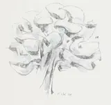 Fritz Koenig, Bouquet, 1968, Charcoal