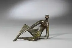Ruhende by Seff Weidl, 1950, Bronze, sold Nov 2006