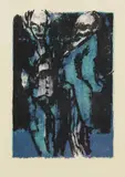 Emil Nolde, Ältere Herren, 1926, Lithograph in colours