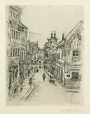 Ludwig Meidner, Straße in Bernstadt