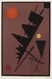 2 Bll.: Fond Jaune. Estompée by Wassily Kandinsky, 1924, Lithograph in colours, sold Nov 2006