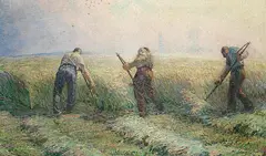 Henri Lebasque, Moissonneurs aux environs de Lagny (Die Schnitter), 1899, Oil on canvas