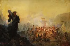 Vasily Surikov, Tanz um das goldene Kalb, 1870, Oil on canvas
