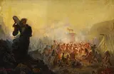 Vasily Surikov, Tanz um das goldene Kalb, 1870, Oil on canvas
