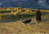 Heinrich von Zügel, Abendstimmung