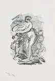 Femme au Cep de Vigne, 1. Variante by Pierre-Auguste Renoir, 1904, Lithograph, sold Oct 2006