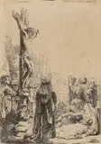 Harmensz. van Rijn Rembrandt, Christus am Kreuze, 1635, Etching