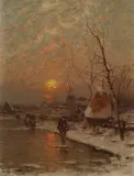 Johann Jungblut, Winterlandschaft