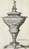 Wenceslaus Hollar, 4 Bll. aus: "Verzierte Gefäße nach Holbein"