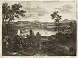 Joseph Anton Koch, Acqua Cetosa (Rom), 1810, Etching