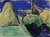Heuboote im Fahrgraben by Emil Nolde, 1909, Watercolour, sold Jun 2006
