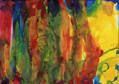 Ohne Titel by Gerhard Richter, 1990, Watercolour, sold Jun 2006