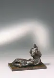 Reclining Figure: Flint by Henry Moore, 1977, Bronze, sold Jun 2006