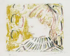 Krankes Kind by Erich Heckel, 1907, Lithograph in colours, sold Jun 2006