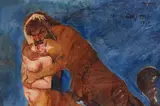 Lovis Corinth, Zentaurenpaar, 1917, Oil