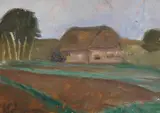 Paula Modersohn-Becker, Kleine Landschaft, 1902, Tempera