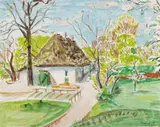 Vorfrühling by Erich Heckel, 1928, Watercolour, sold Jun 2006