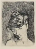 Pablo Picasso, Tête de Femme: Madeleine, 1905, Etching