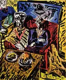 Jörg Immendorff, Ohne Titel (Drei Freunde)