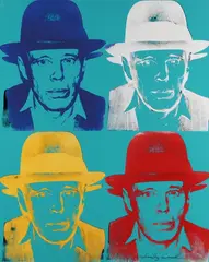 Joseph Beuys by Andy Warhol, 1980, Silkscreen in colours, sold Jun 2006