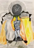 Sandro Chia, Senza titolo, 1989, Gouache