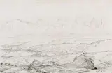 Glärnisch & Berner Alpen by Otto Dix, 1935, Sepia, sold Jun 2006