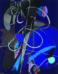 Composition by André Lanskoy, 1960, Gouache, sold Jun 2006