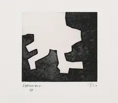 Elkar II by Eduardo Chillida, 1969, Etching and aquatint, sold Jun 2006