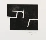 Eduardo Chillida, Zeihartu III, 1973, Etching