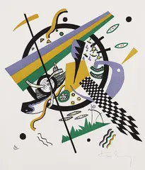 Wassily Kandinsky, Kleine Welten IV, 1922, Lithograph in colours