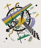 Kleine Welten IV by Wassily Kandinsky, 1922, Lithograph in colours, sold Mar 2006