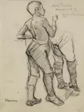 Max Liebermann, Studie zum Gemälde "Der zwölfjährige Jesus im Tempel"