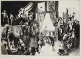 Karl Hubbuch, Wissend und blind (Selbstbildnis)