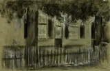 Max Liebermann, Holländisches Haus hinter Bäumen