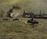 Friedrich Kallmorgen, Hamburger Hafen