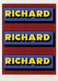 Richard Hamilton, Advertisement, 1975, Silkscreen in colours
