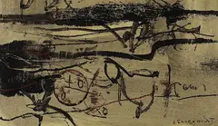 Yannis Spyropoulos, Page No. 27, 1968, Oil