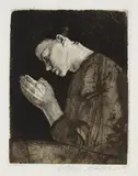 Käthe Kollwitz, Betendes Mädchen