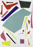 Imi Knoebel, 5 Bll. Abstrakte Kompositionen, 1993, Silkscreen in colours